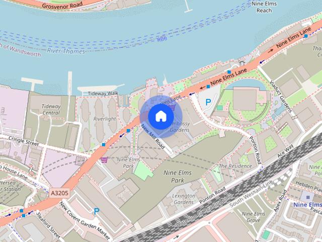 Apartment for rent in Nine Elms, Greater London