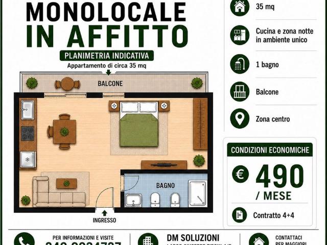 Appartamento in affitto a Caravaggio, Lombardia