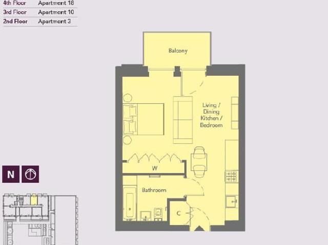 Studio for rent in Silvertown, Greater London