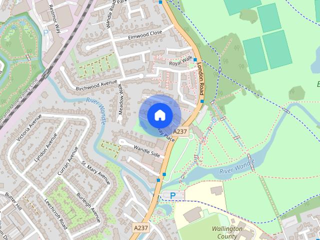 House for rent in Hackbridge, Greater London