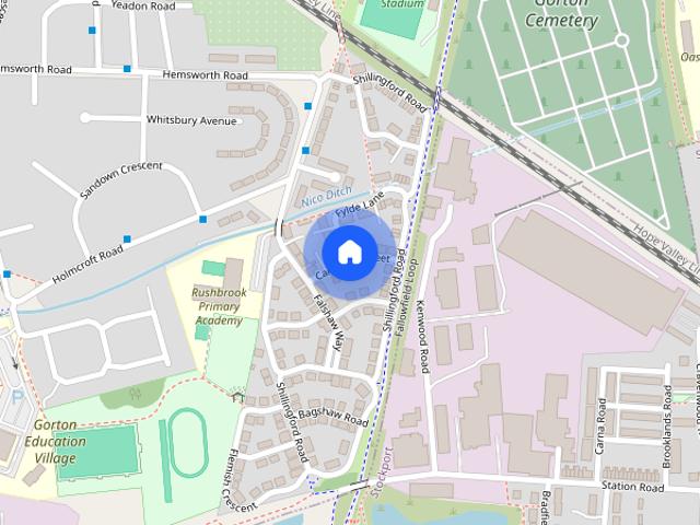 House for rent in Georgia, Greater Manchester