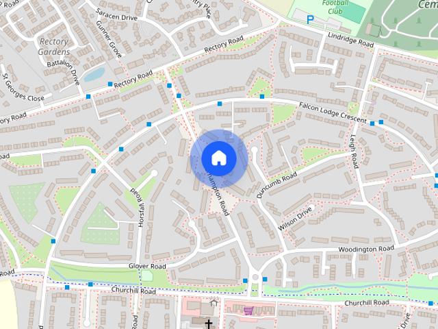 Apartment for rent in Falcon Lodge, Birmingham
