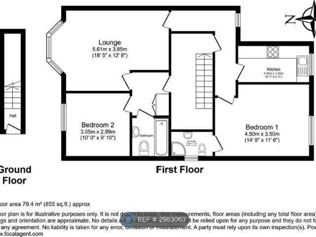 Apartment for rent in Llandudno, Wales