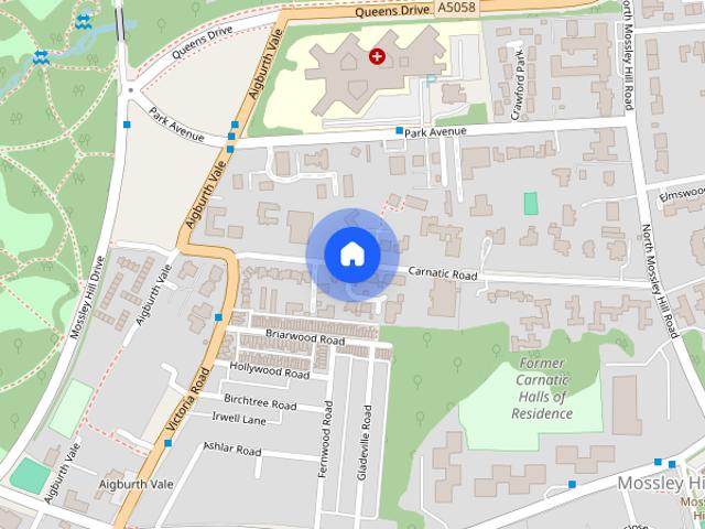 Apartment for rent in Mossley Hill, Liverpool