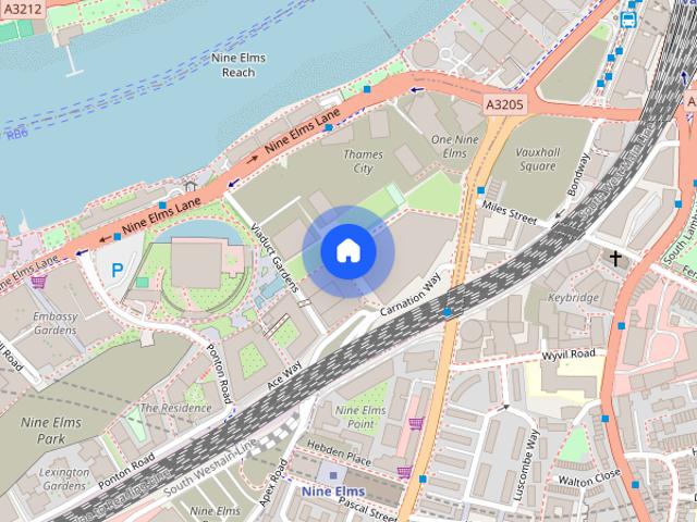 Apartment for rent in Nine Elms, Greater London
