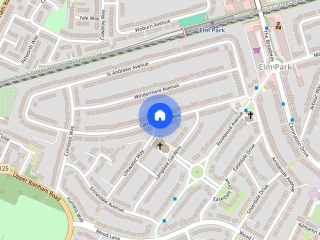 House for rent in Elm Park, Greater London