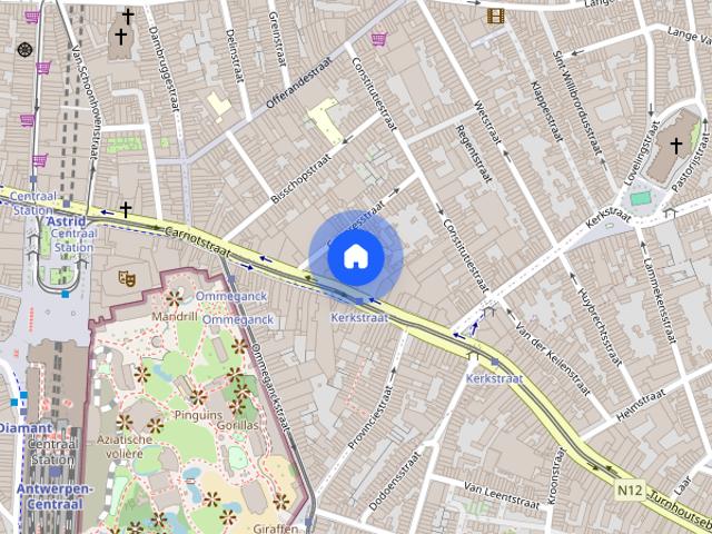 Appartement location à Seefhoek-Stuivenberg, Antwerpen