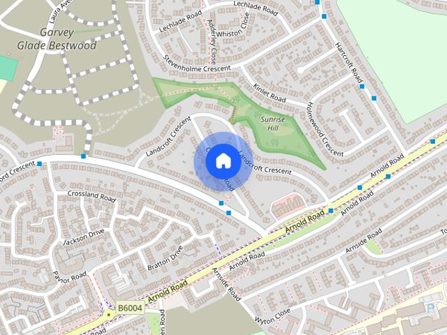 House for rent in Bulwell, City of Nottingham