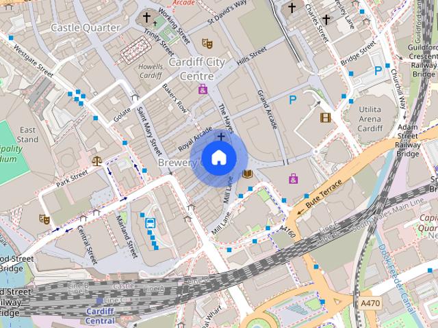 Apartment for rent in Brewery Quarter, Cardiff