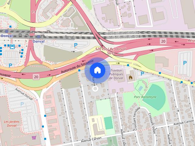 Apartment for rent in Dorval, Montréal (région administrative)