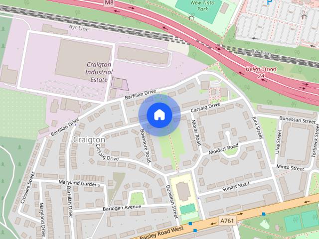 Apartment for rent in Craigton, Scotland