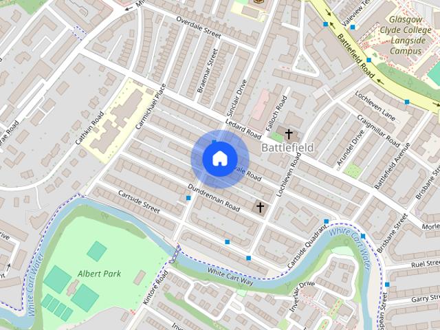 Apartment for rent in Battlefield, Glasgow