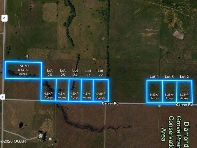 Land for sale in Diamond, Missouri