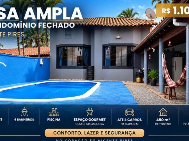 Casa venda em Região Geográfica Imediata do Distrito Federal, Região Integrada de Desenvolvimento do Distrito Federal e Entorno
