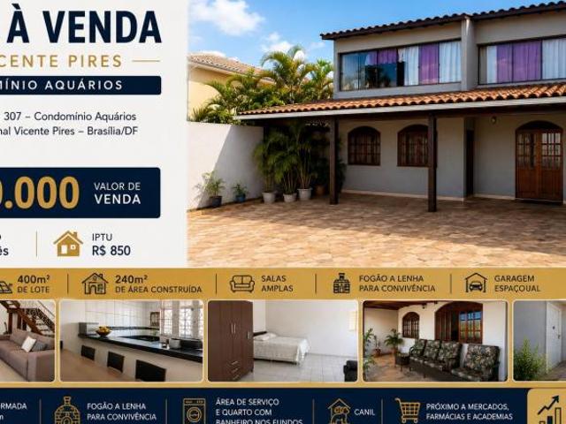 Casa venda em Região Geográfica Imediata do Distrito Federal, Região Integrada de Desenvolvimento do Distrito Federal e Entorno