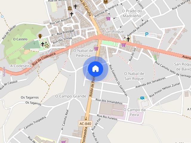 Piso en alquiler en O Nabal de Pedrosa, Melide