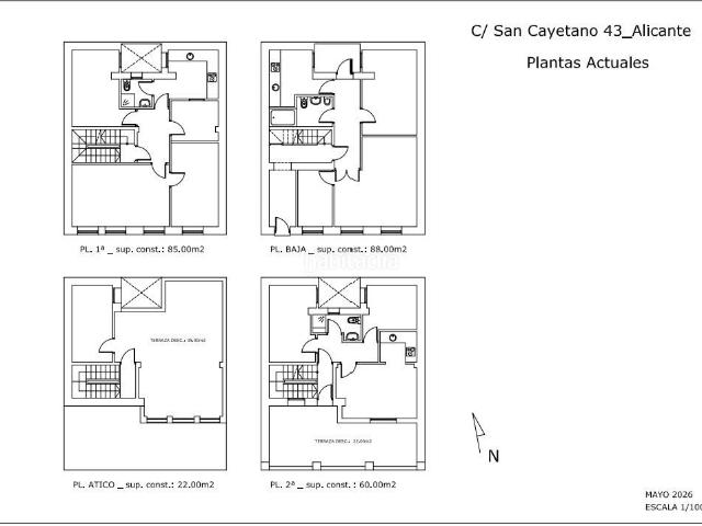 Chalet en venta en Casco Antiguo - Santa Cruz - Ayuntamiento, l'Alacantí