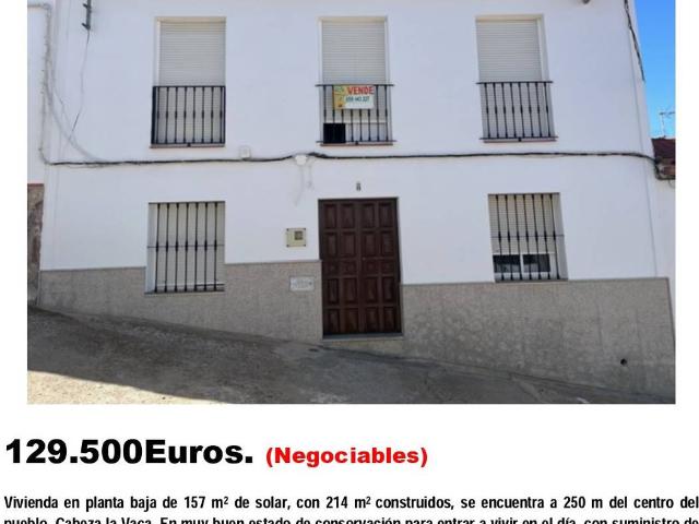 Chalet en venta en Cabeza La Vaca, Extremadura