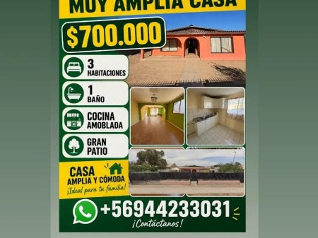 Casa en arriendo en Parinacota, Atacama