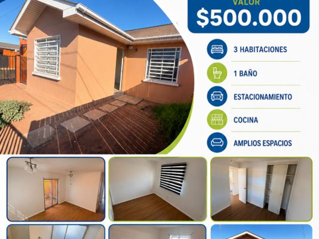 Casa en arriendo en Monte Patria, Coquimbo