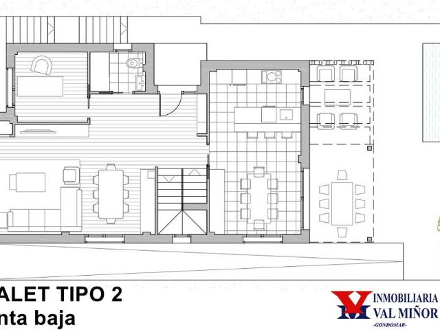 Chalet en venta en Gondomar, Vigo