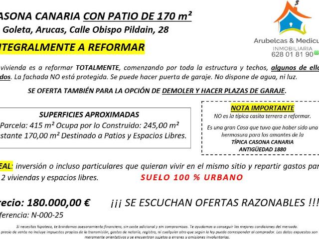 Chalet en venta en Juan XXIII, Arucas