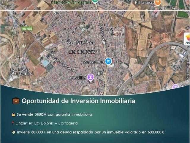 Chalet en venta en Cartagena Casco, Campo de Cartagena y Mar Menor