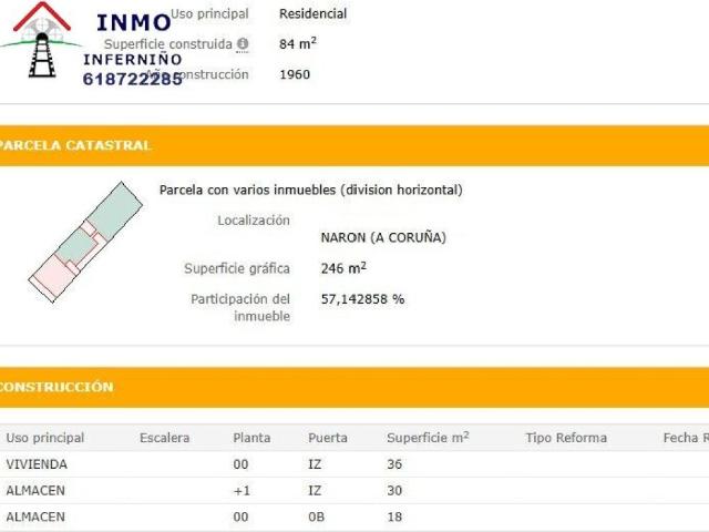 Chalet en venta en Narón, Ferrol