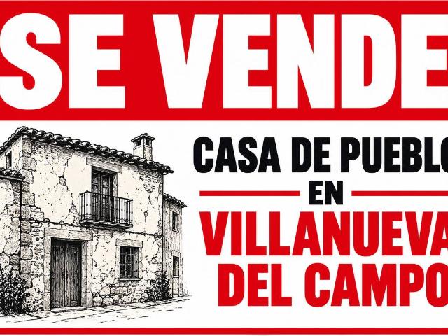 Chalet en venta en Villanueva del Campo, Zamora