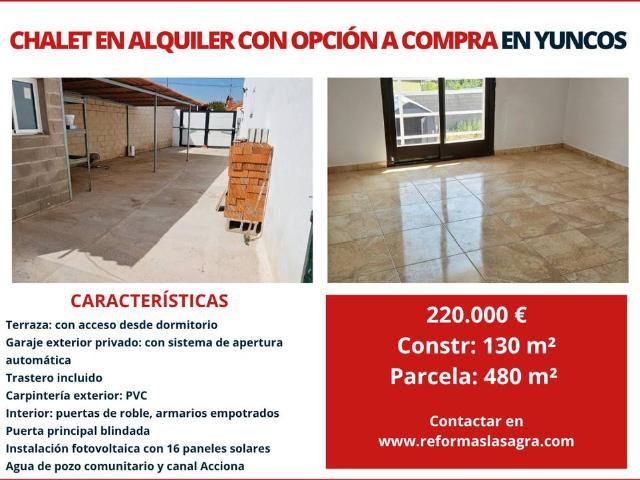 Villa en venta en Yuncos, Urbanización Cervantes