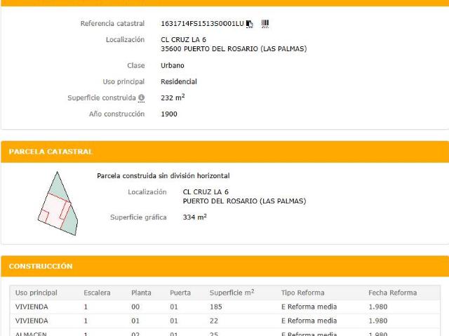 Chalet en venta en Los Pozos, El Rosario