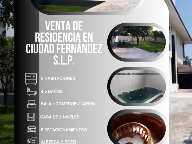 Casa en venta en Ciudad Fernández, San Luis Potosí