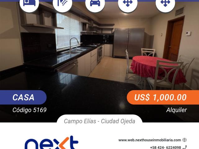 Casa en alquiler en Ciudad Ojeda, Municipio Lagunillas