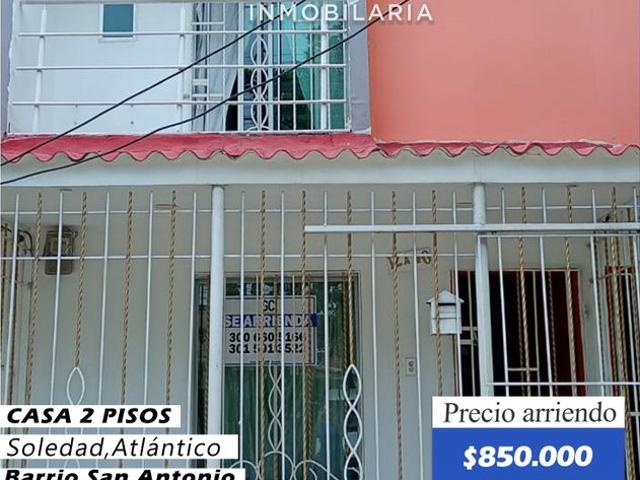 Casa en arriendo en San Antonio, Soledad
