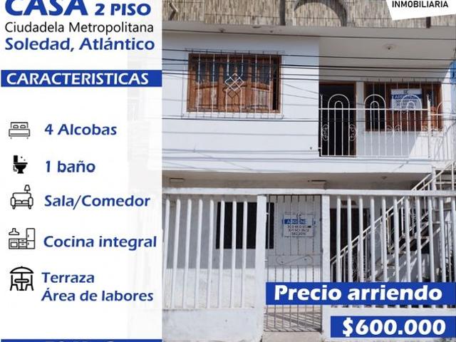 Casa en arriendo en Los Cusules, Soledad