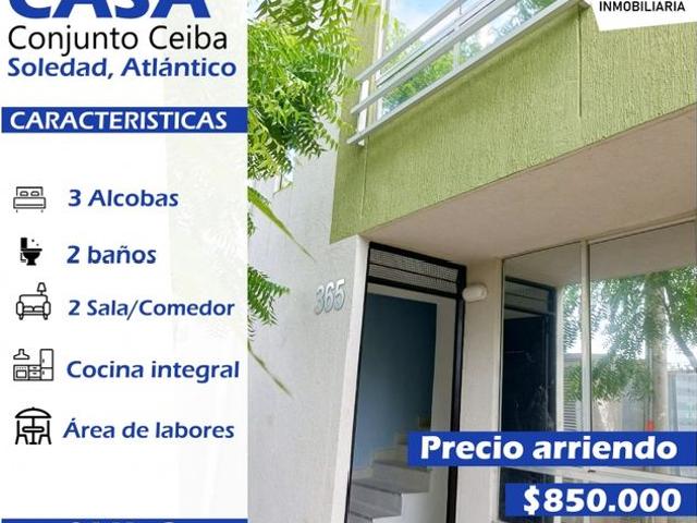 Casa en arriendo en Soledad, Atlántico