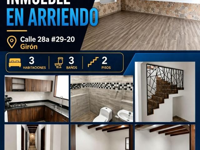 Casa en arriendo en Santander