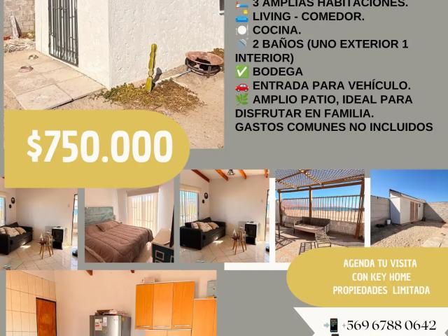 Casa en arriendo en Caldera, Atacama