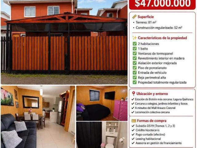 Casa en venta en El Esfuerzo, Coronel