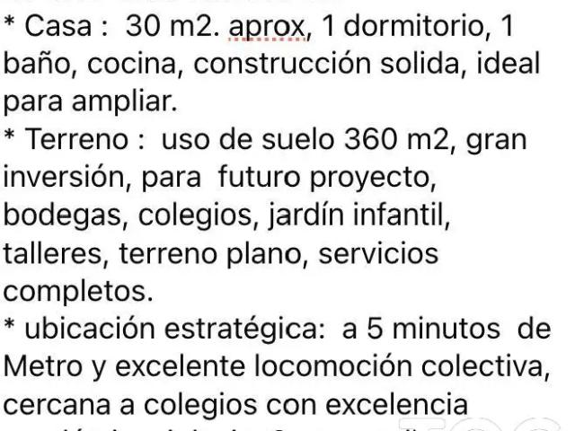 Casa en venta en El Bosque, Metropolitana