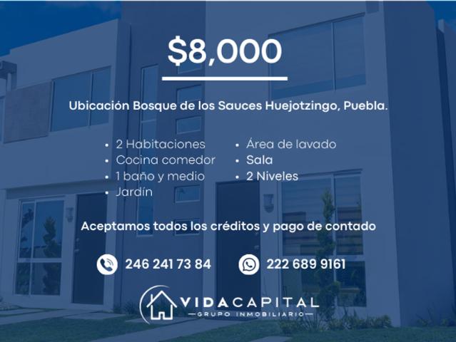 Casa en renta en Huejotzingo, Puebla