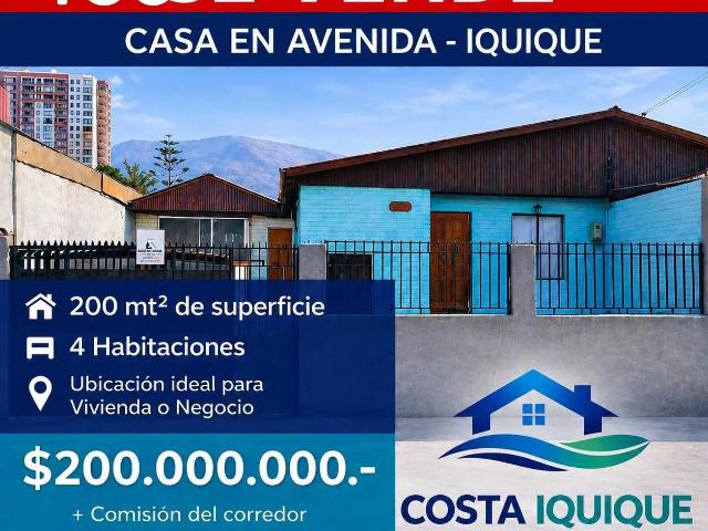 Casa en venta en Iquique, Provincia de Iquique