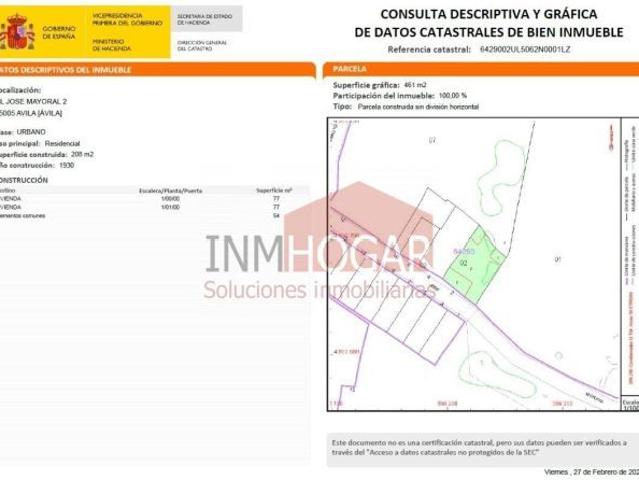 Casa en venta en Ávila, Castilla y León
