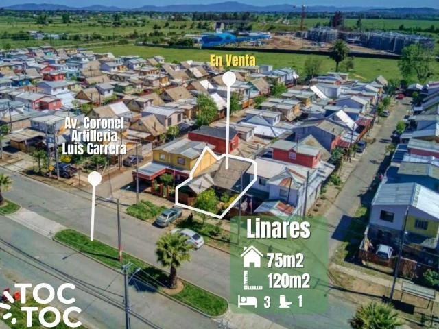 Casa en venta en Linares, Maule
