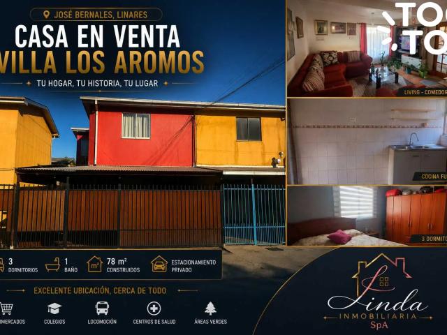 Casa en venta en Linares, Maule