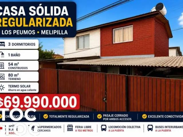 Casa en venta en Putre, Metropolitana