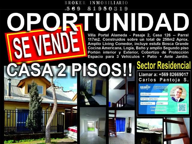 Casa en venta en Parral, Maule