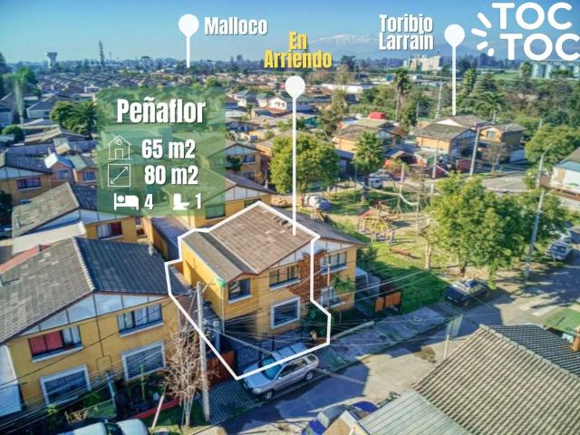 Casa en arriendo en Peñaflor, Metropolitana