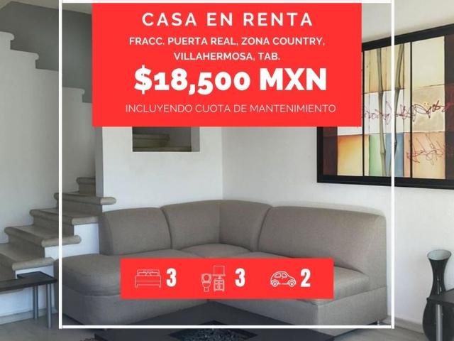 Casa en renta en Centro, Tabasco