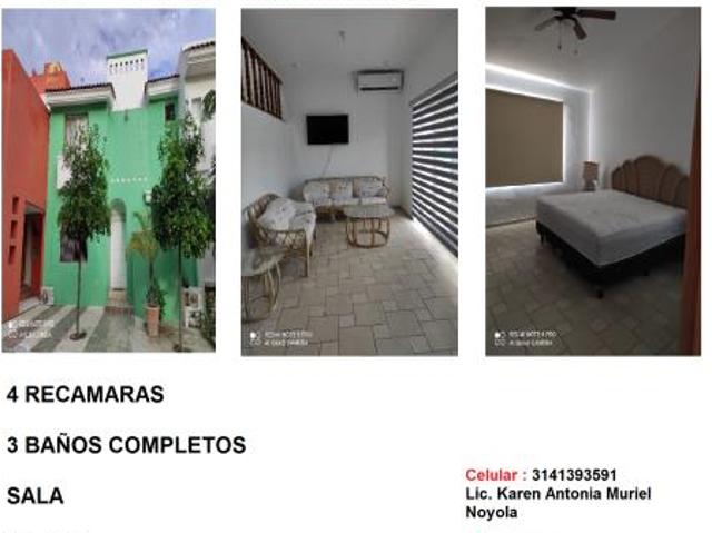 Casa en renta en Manzanillo, Colima